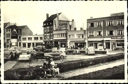 Ak Bredene sur Mer Westflandern, Rue de la Chapelle, Automobile, Supra Depot