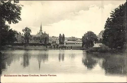 Ak Séroule Verviers Wallonien Lüttich, Etablissement des Dames Ursulines