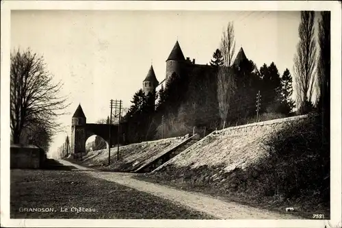 Ak Grandson Kanton Waadt, Le Château