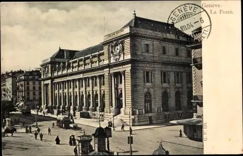 Ak Genève Genf Schweiz, La Poste