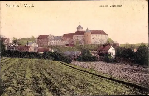 Ak Oelsnitz im Vogtland, Schloss Vogtsberg
