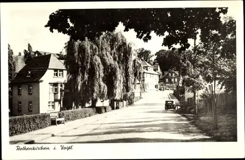 Ak Rothenkirchen Steinberg im Vogtland, Ortspartie