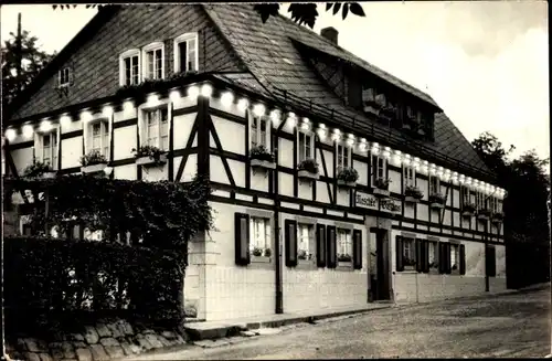 Ak Hohnstein in der Sächsischen Schweiz, Meschkes Gasthaus