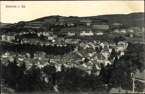 Ak Sebnitz Sächsische Schweiz, Gesamtansicht