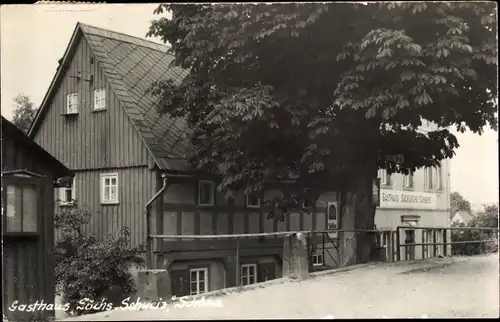 Foto Ak Schöna Sächsische Schweiz, Gasthaus Sächsische Schweiz