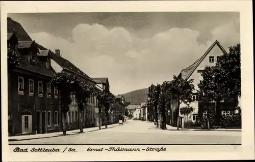 Ak Bad Gottleuba in Sachsen, Ernst-Thälmann-Straße