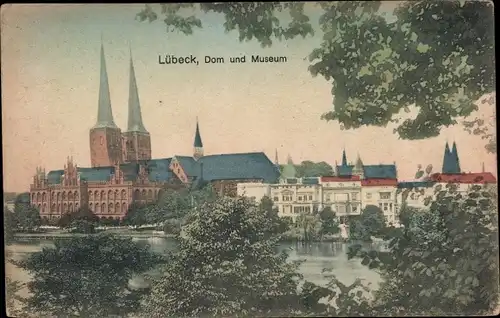 Ak Hansestadt Lübeck, Dom und Museum