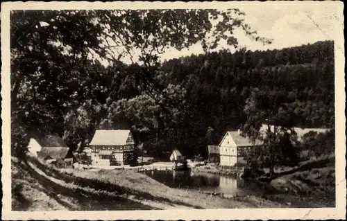 Ak Heßles Fambach Thüringen, Ferien und Erholungsheim Nüßleshof, Nüssleshof