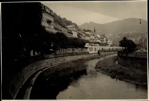 Foto Karlovy Vary Karlsbad Stadt, Uferpartie, Fotograf Hubl