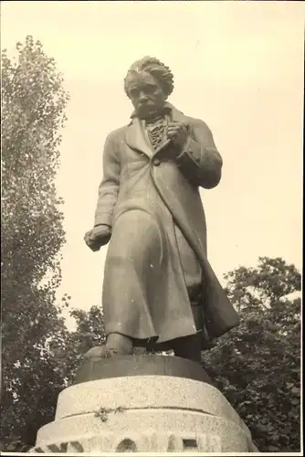 Foto Karlovy Vary Karlsbad Stadt, Ludwig van Beethoven Statue, Fotograf Hubl