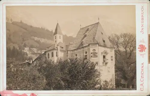 Kabinett Foto Innsbruck in Tirol, Schloss Weierburg, C. A. Czichna