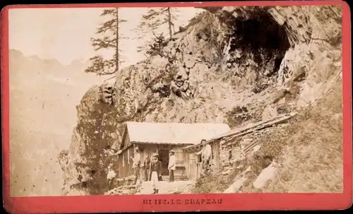 Carte de Visite Chamonix Mont Blanc Haute Savoie, Le Chapeau