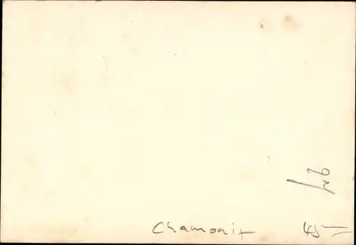 Carte de Visite Chamonix Mont Blanc Haute Savoie, Le Montenvert et l'Aiguille du Dru