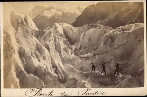 Carte de Visite Chamonix Haute Savoie, Le Mont Blanc, Route du Jardin
