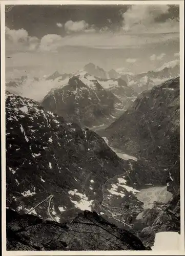 Foto Finsteraarhorn Berg, Blick vom Grimselhospiz aus