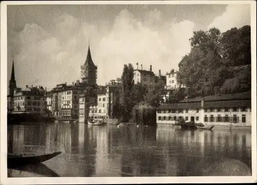 Foto Zürich Stadt Schweiz, Uferpartie