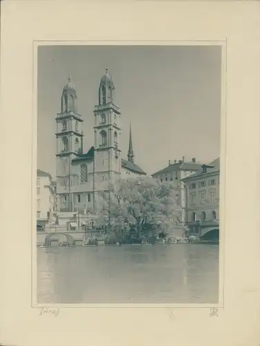 Foto Zürich Stadt Schweiz, Großmünster