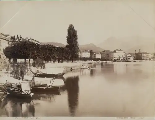 Foto Lugano Kt. Tessin Schweiz, Dal Quai