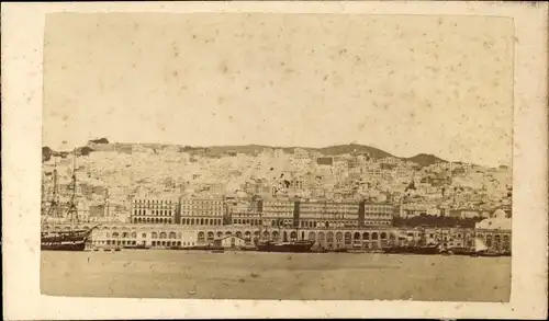 CdV Algier Alger Algerien, Panorama, um 1880