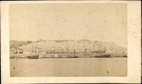 CdV Algier Alger Algerien, Panorama um 1880