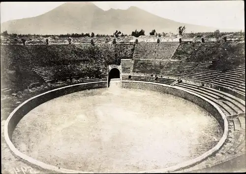 Foto Napoli Neapel Campania, Amphitheater von Pompeji