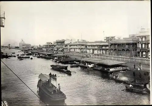 Foto Port Said Ägypten, Panorama, Hafenpartie