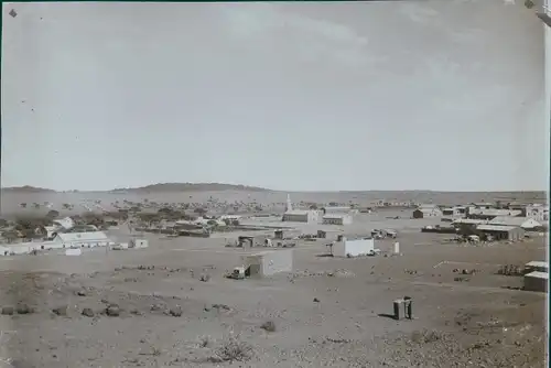 Foto Keetmannshoop Namibia, DSWA, Gesamtansicht, Festung der Kolonialen Schutztruppe, Kirche, 1905