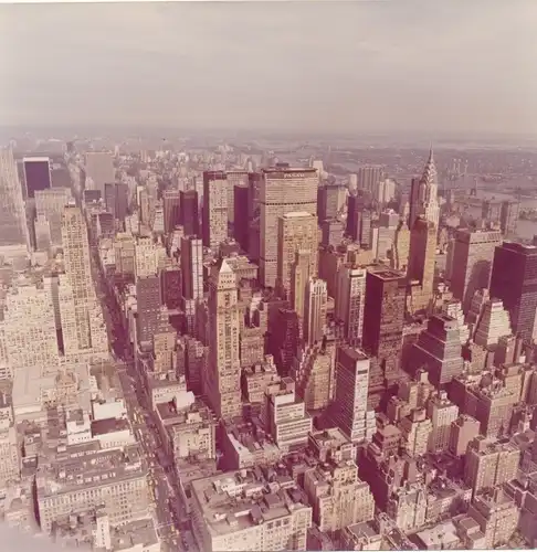 Foto Spremberg Hans-Joachim, New York City USA, Blick vom Empire State Building, PANAM-HQ 1973