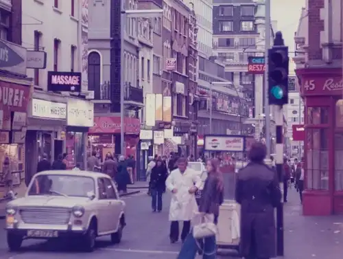 Foto Spremberg, Hans Joachim, Soho City of Westminster London City, Rotlichtbezirk, Erotikshops