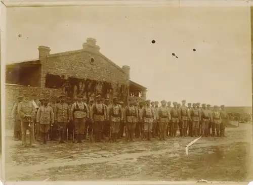 Foto DSW Afrika Namibia, ca 1900 - 1904, Mitglieder der Kolonialen Schutztruppe, Gruppenbild