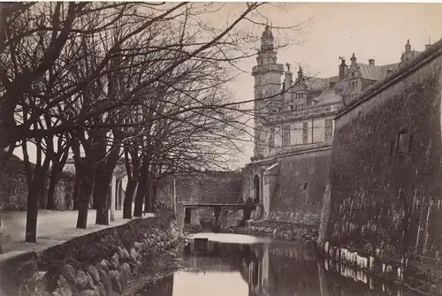 Foto Kronborg Dänemark, Wasserpartie, Stadtmauer, Schloss