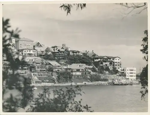 Foto Sydney Australien, Waterfront Houses, Harbour
