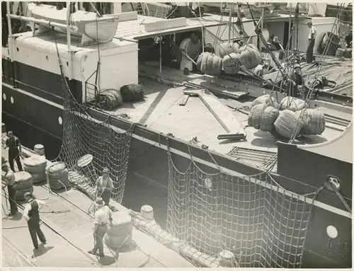 Foto Sydney Australien, Loading Wool, Ship, Harbour