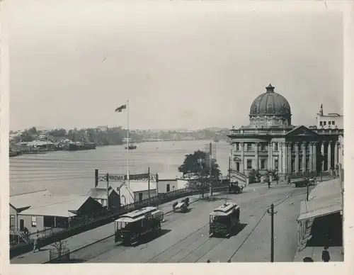 Foto Brisbane Australien, Street View, Tram, Brisbane River