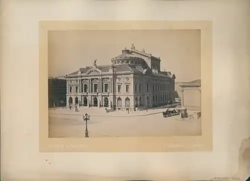 Foto Genève Genf Schweiz, um 1880, Le Theatre, Atelier F. Charnaux