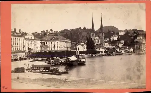 Foto Luzern Stadt Schweiz, Teilansicht, les Quais