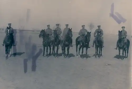 Foto China, Deutsche Soldaten zu Pferd, Koloniale Schutztruppe, Kavallerie, um 1895
