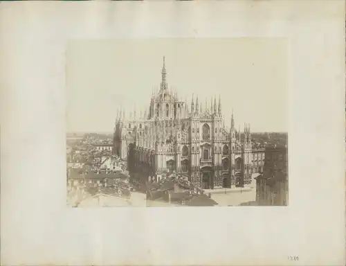 Foto Milano Mailand Lombardia, um 1870, Cattedrale, Dom