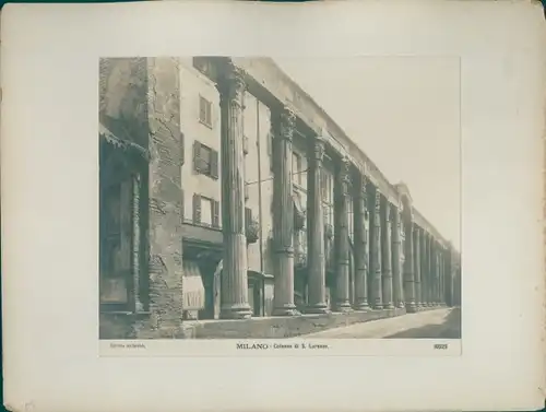 Foto Milano Mailand Lombardia, um 1870, Colonne di San Lorenzo