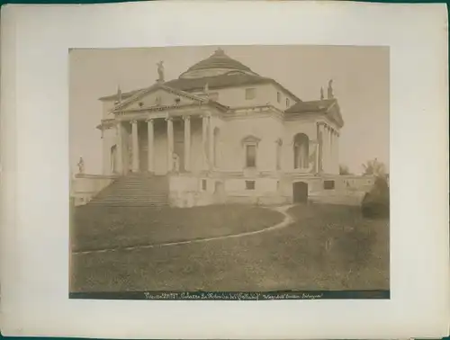 Foto Vicenza Veneto Venetien, um 1870, Palazzo La Rotonda del Palladio