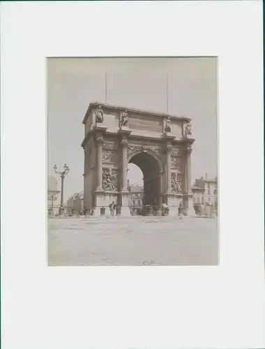 Foto Paris, um 1880, Arc de Triomphe de l’Étoile
