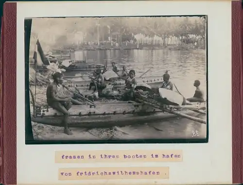 Foto Deutsch Neuguinea, um 1900, Kolonie, Eingeborene Frauen, Friedrichs Wilhelmshaven