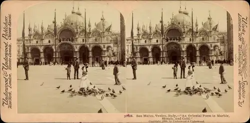 Stereo Foto Venezia Venedig Veneto Italien, San Marco