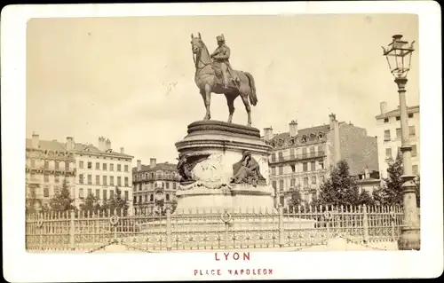 CdV Lyon Rhône, um 1870, Place Napoleon