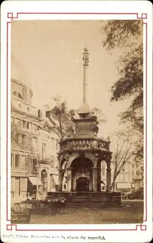 Foto Liège Lüttich Wallonien, Fontaine sur la place du marche