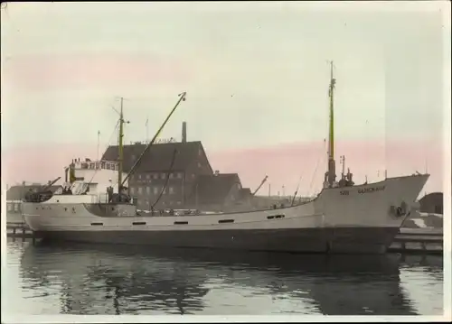 Foto Kopenhagen, Frachtschiff MS Glückauf