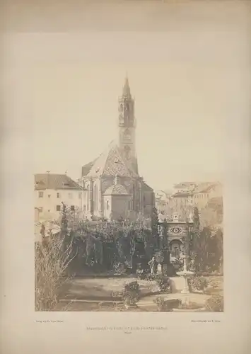 Foto Bozen Bolzano Südtirol, um 1860, Fotograf E. Lotze