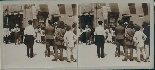 Stereo Foto Barbados, Fotograf, Geschäfte, Juwelier, Weltreise 1914