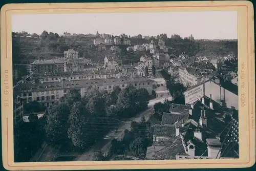 Kabinettfoto Sankt Gallen Stadt Schweiz, Stadtpanorama