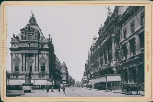 Kabinettfoto Bruxelles Brüssel, Boulevard du Nord